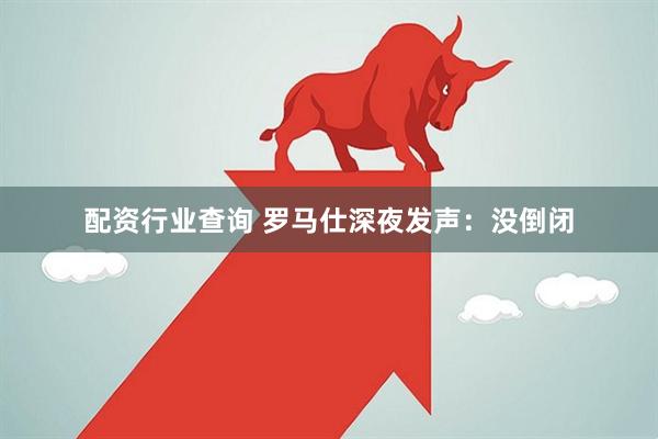 配资行业查询 罗马仕深夜发声：没倒闭